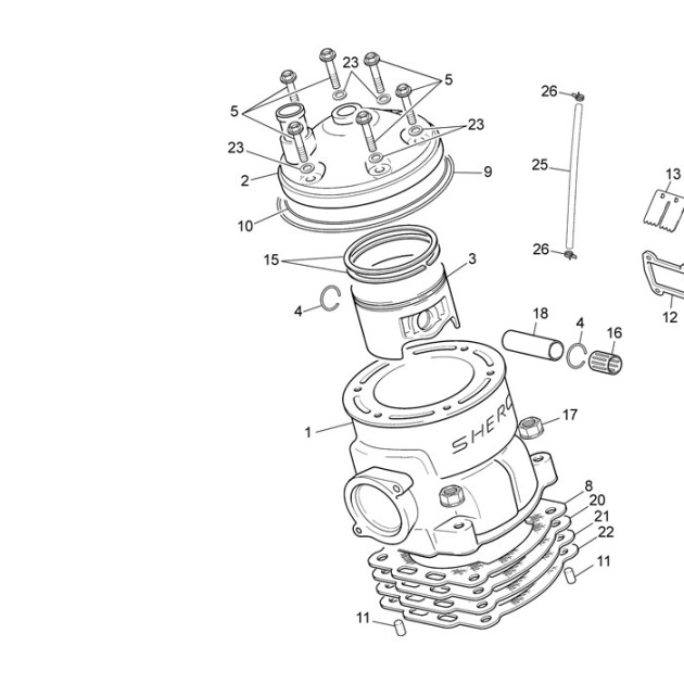 CYLINDER HEAD300  TR
