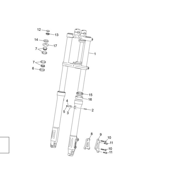 BRAKE CALIPPER SUPPORT END BASE