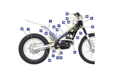 MUDGUARD BACK STICKER BASIC10 TR