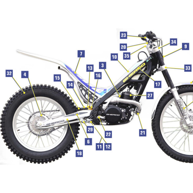 MUDGUARD BACK STICKER BASIC10 TR