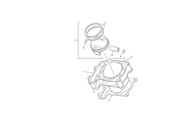 PISTON SET 84 VIPER END 300 SEF B