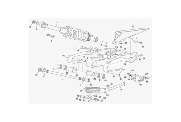 VIS INFERIEURE AMORTISSEUR TRIDE (M10x40 RECTIF)