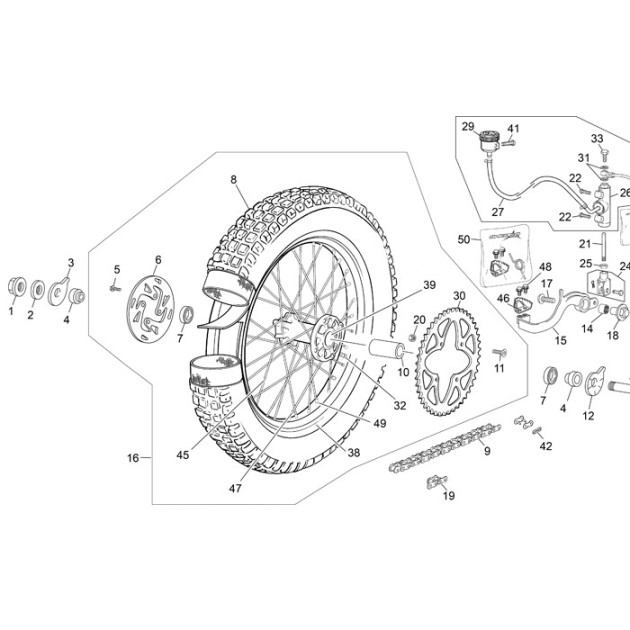 RIM RUBBER 17" 19" X 25MM