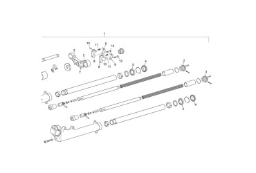 FORK TRIAL SR280 / TY125