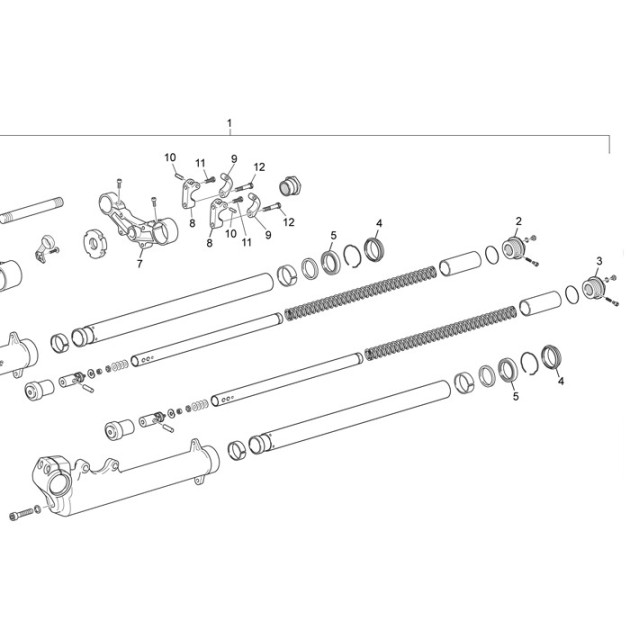 FORK TRIAL SR280 / TY125