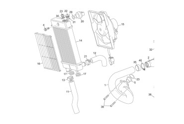 RUBBER TUBE HEAD RADIATOR 4T TR 2010