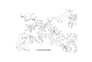 SPACER  FRONT FENDER  SE