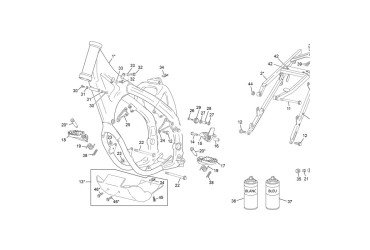 LEFT CYLINDER HEAD SUPPORT 250/300 4T