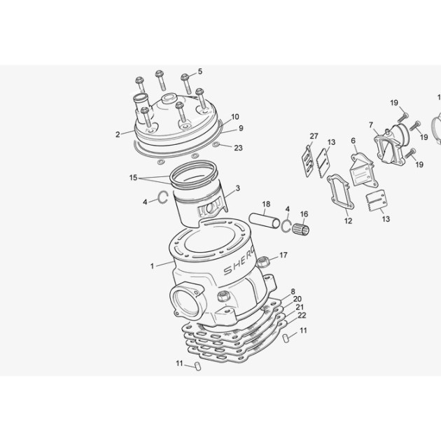CYLINDER HEAD 2.9 TR 11