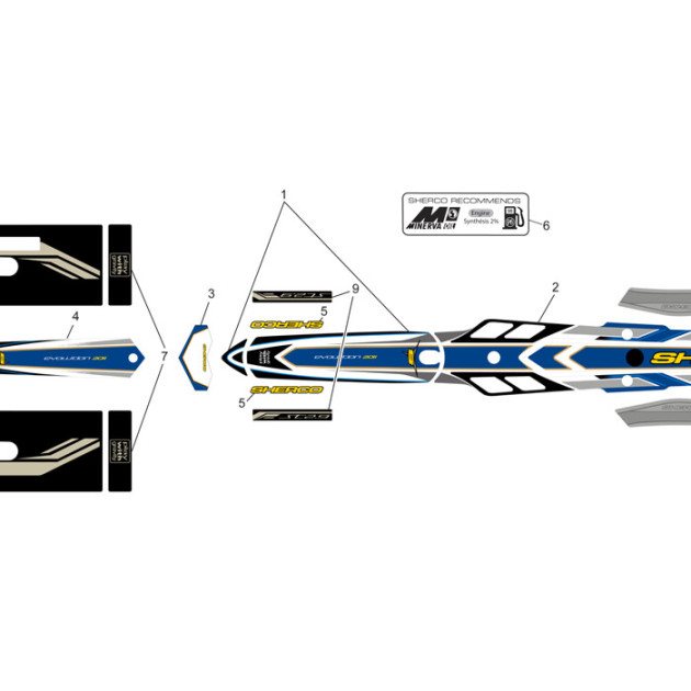 AIR BOX COVER STICKER KIT TR 11