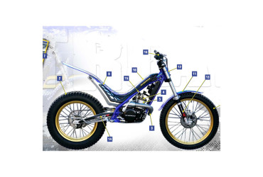 SWINGARM  STICKER CABES 2010