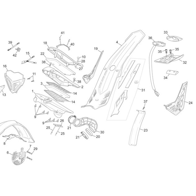 AIRBOX COVER SPRING TR 11
