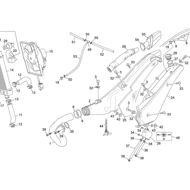 COLLARD PETROL PIPE 7.8 A 8.3
