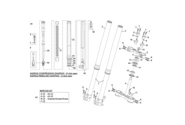 STEERING AXEL BOLT NOTCH END  125/500. 2024
