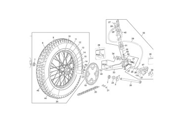 HALF SPOCKE 175X3.5 SIDE TRANS BLACK