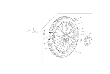 FRONT WHEEL TR GOLDED 011