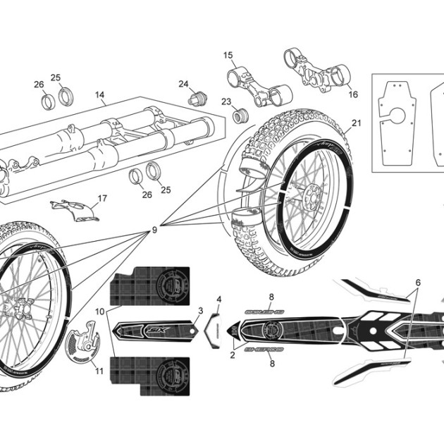 AIR BOX COVER STICKER KIT TR 11  SSDT
