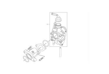CARBURETOR 125 TY 125 4T