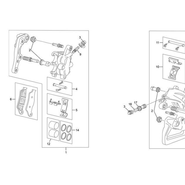 BRAKE PADS FRONT BREMBO SYNTER