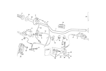 FRONT BRAKE HOSE END 2.5/5.1 12