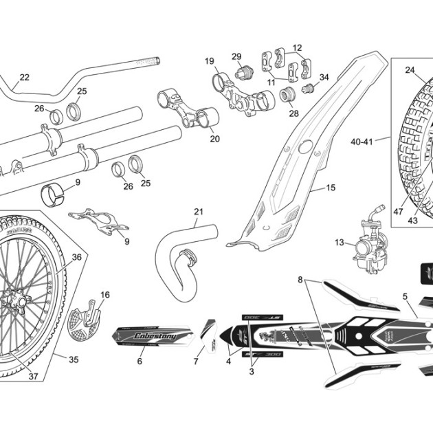 AIR BOX COVER STICKER KIT TR 11 CABESTANY