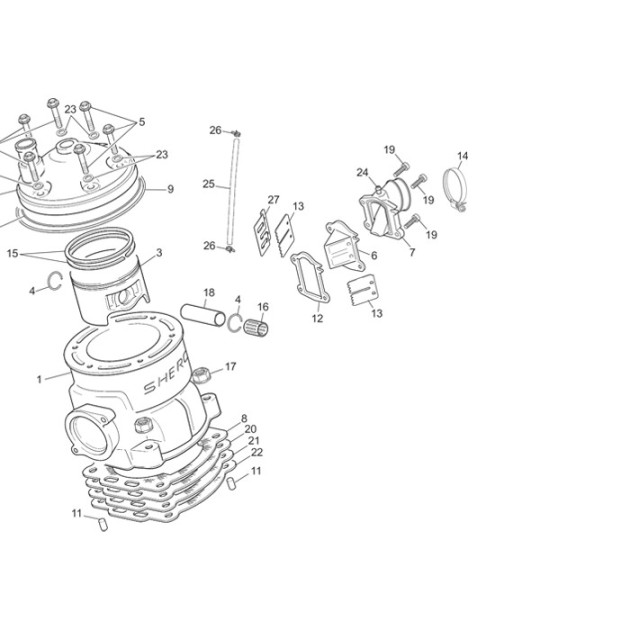 ADMISION PIPE 2012 CARB 26
