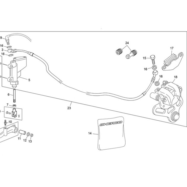 REAR BRAKE GROUP 50