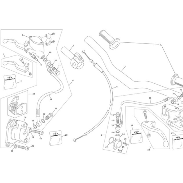 FRONT BRAKE SISTEM 50/125