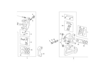 BREMBO SACHS BRAKE CALIPPER SUPPORT