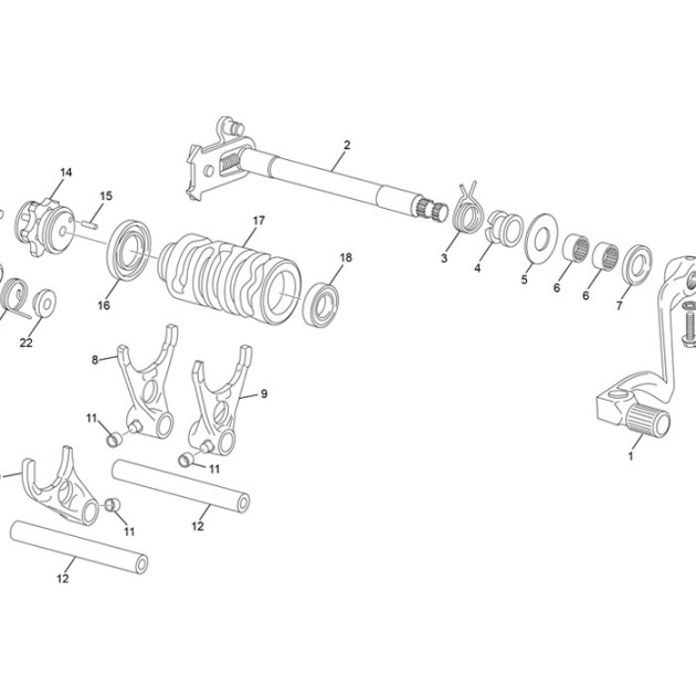 2/4 FORK 250 2T END