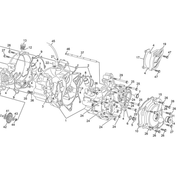 INGNITION COVER 250 2T END