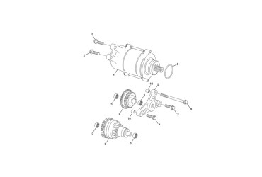 ELECTRIC START ENGINE 250 2T END