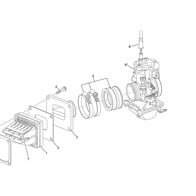 ADMISION PIPE 250 2T END