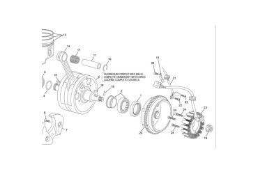 FLYWHEEL INGNITION 250 2T END