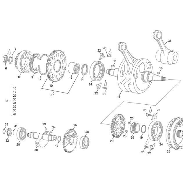FREE WHEEL MCD70820R 455 END