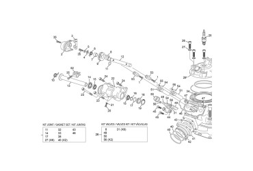 SPRING AXIS END 250 2T END