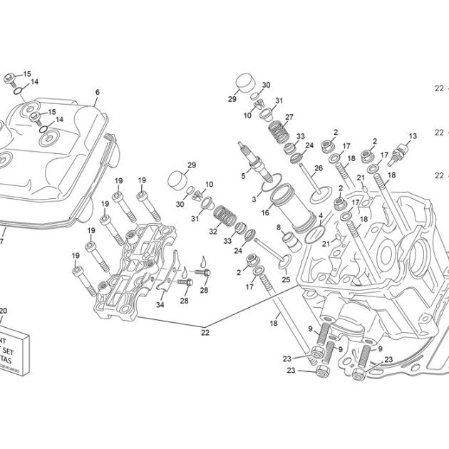 ADJUSTING VALVE PADS 1.72 END 455