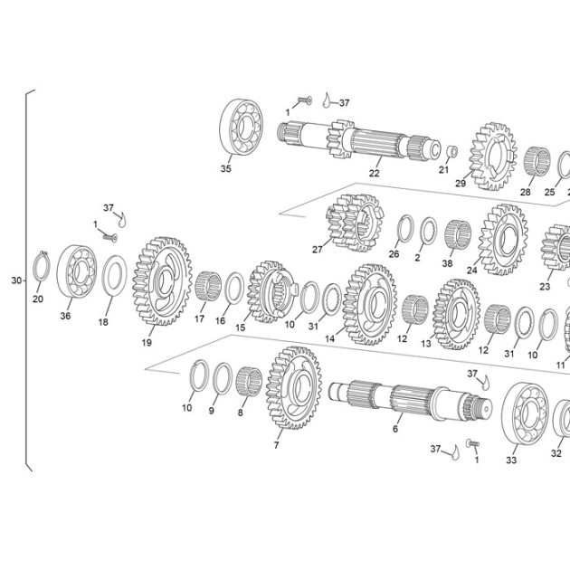 GEAR 1 Z33 250 END