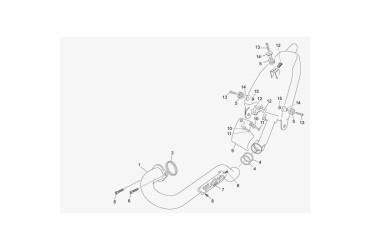 EXHAUST TUBE HOMOL TRIDE 2 STOCK