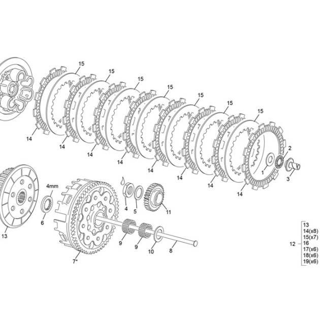 NEEDL BEARING K 25 X 29 X 10-A