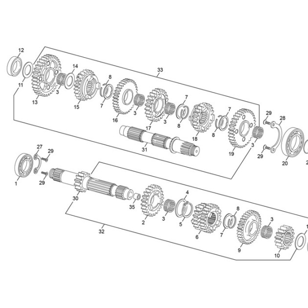 BEARING GIDE END 254