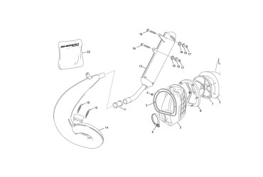 EXHAUST END 250/300 2T