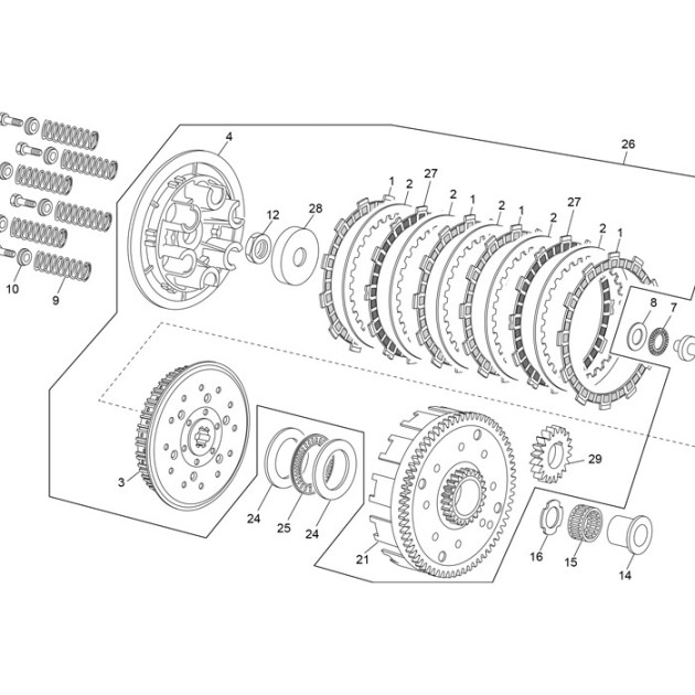 CON ROD NEEDLE AXIAL AXK 3552