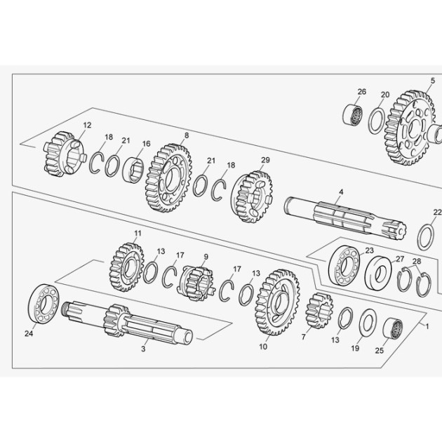FREE PINION 3 EME SECONDARY X/T RIDE