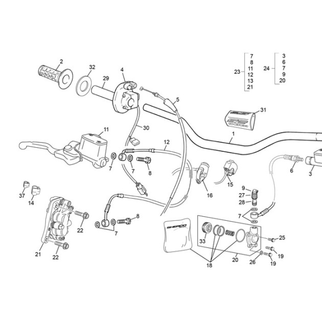 THROTTLE GAZ END