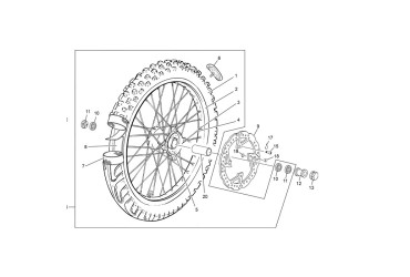 FRONT TYRE 90/100 - 21 57R  ENDURO COMP VI F TT