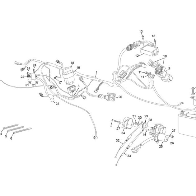 ELECTRIC CABLE CDI END 2T
