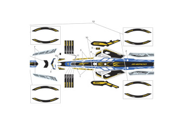 ST 3.0 STICKER KIT TR 13