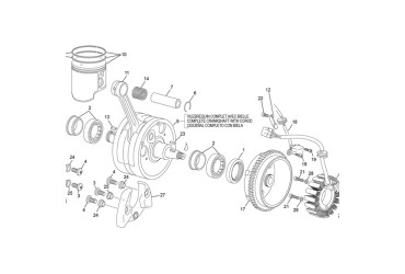 PISTON PIN 125 END 2T
