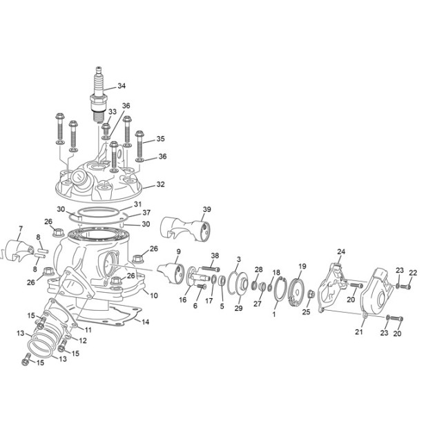 CYLINDER HEAD 125 SE